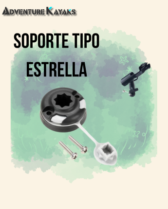 Soporte tipo estrella